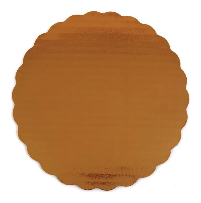 Blonda #2 dorada o plateada para queque 9 pulgadas (23.5 cm) 1 × 200