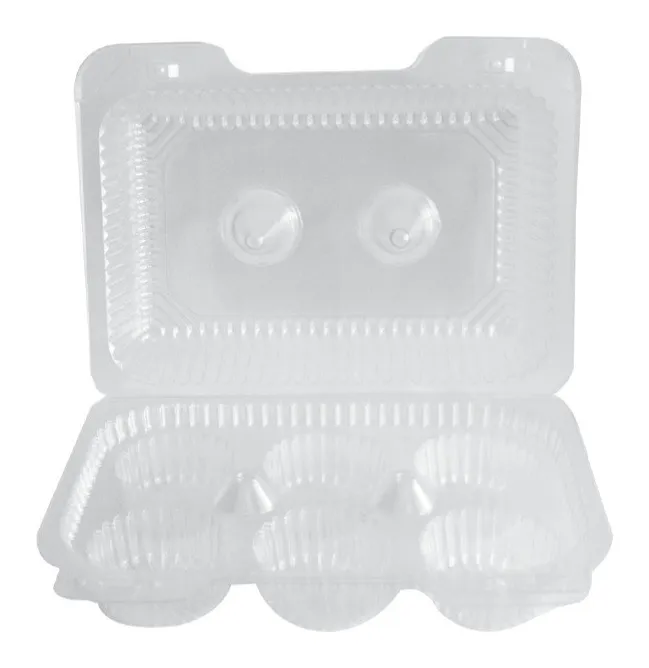 Bandeja PET domo alto 6 cupcakes 1 × 280 GP-125