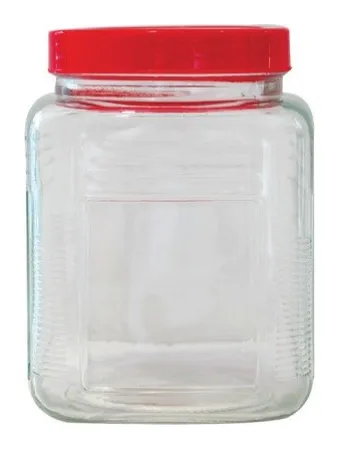 Recipiente de vidrio con tapa rosca 700 ml