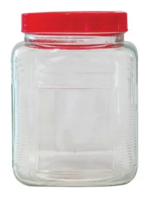 Recipiente de vidrio con tapa rosca 700 ml