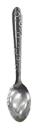 Set de cucharas metalicas para te 12 piezas