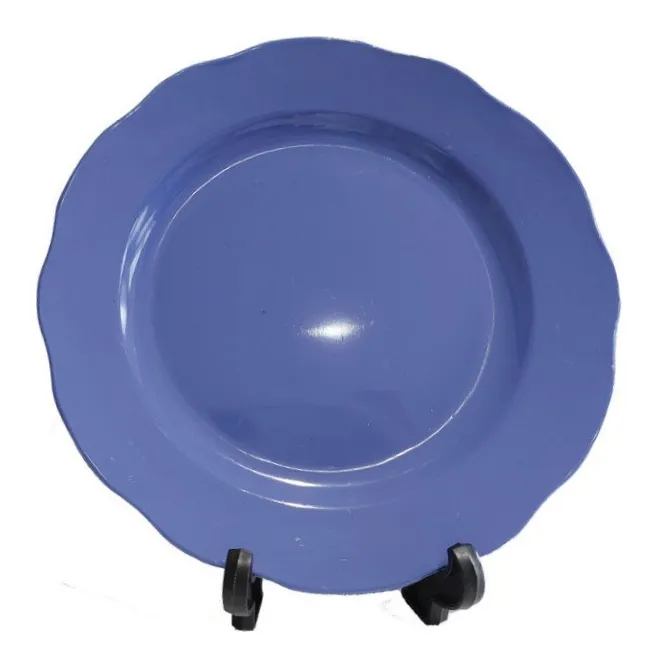 Plato plano labrado #20M docena