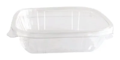 Contenedor safepack 8 oz tapa bisagrada