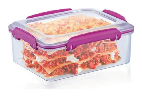 Topper rectangular lok-it bok de 1.25 L Polinplast