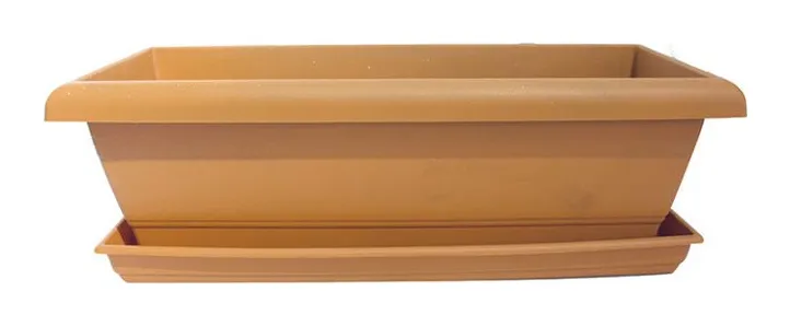 Macetero rectangular #1 terracota