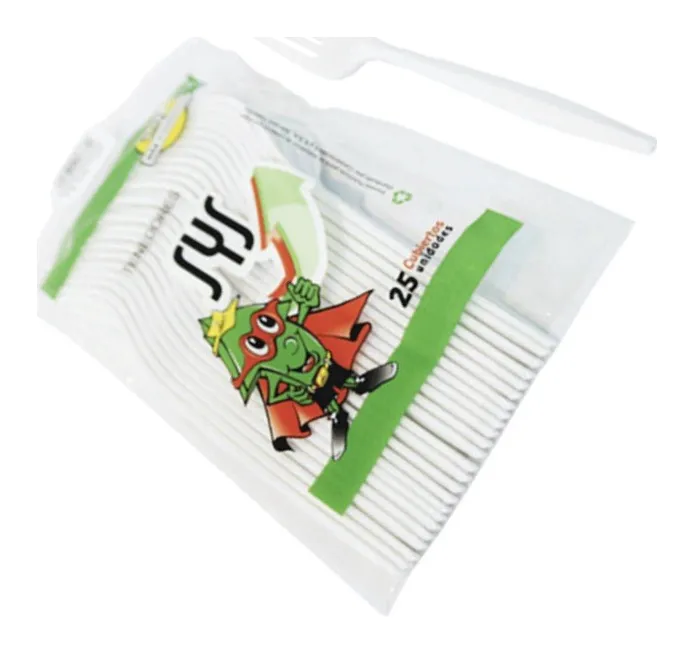 Caja tenedor plástico #7 empacado 1. 000 unidades X 25 unidades SyS