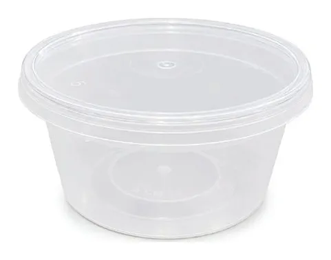 Envase 8 oz transparente