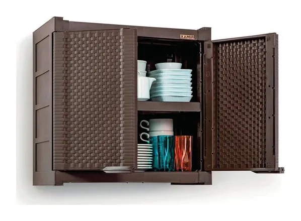 Armario gabinete textura ratan wengue Rimax