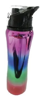 Botella de acero 900 ml tornasol tapa a presion
