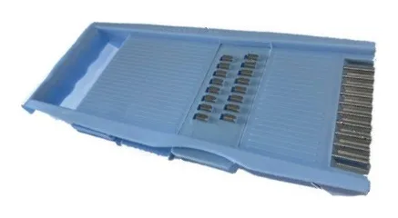 Rallador manual de cocina con cuchillas intercambiables colores varios