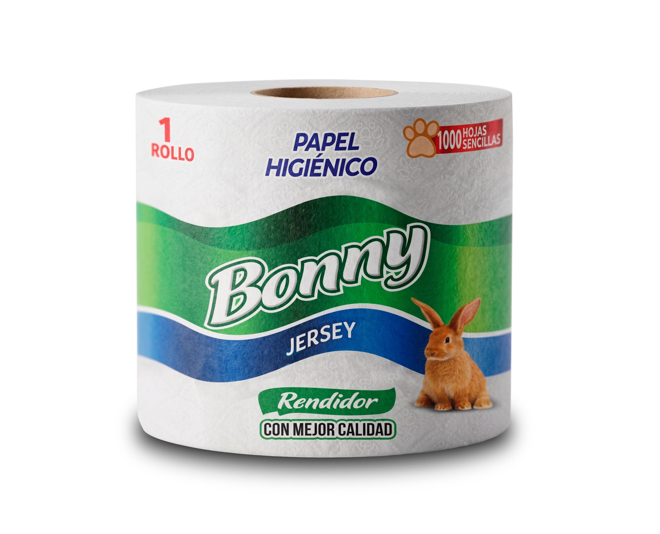 PAPEL HIGIÉNICO 1000 HOJAS BONNY 1X24