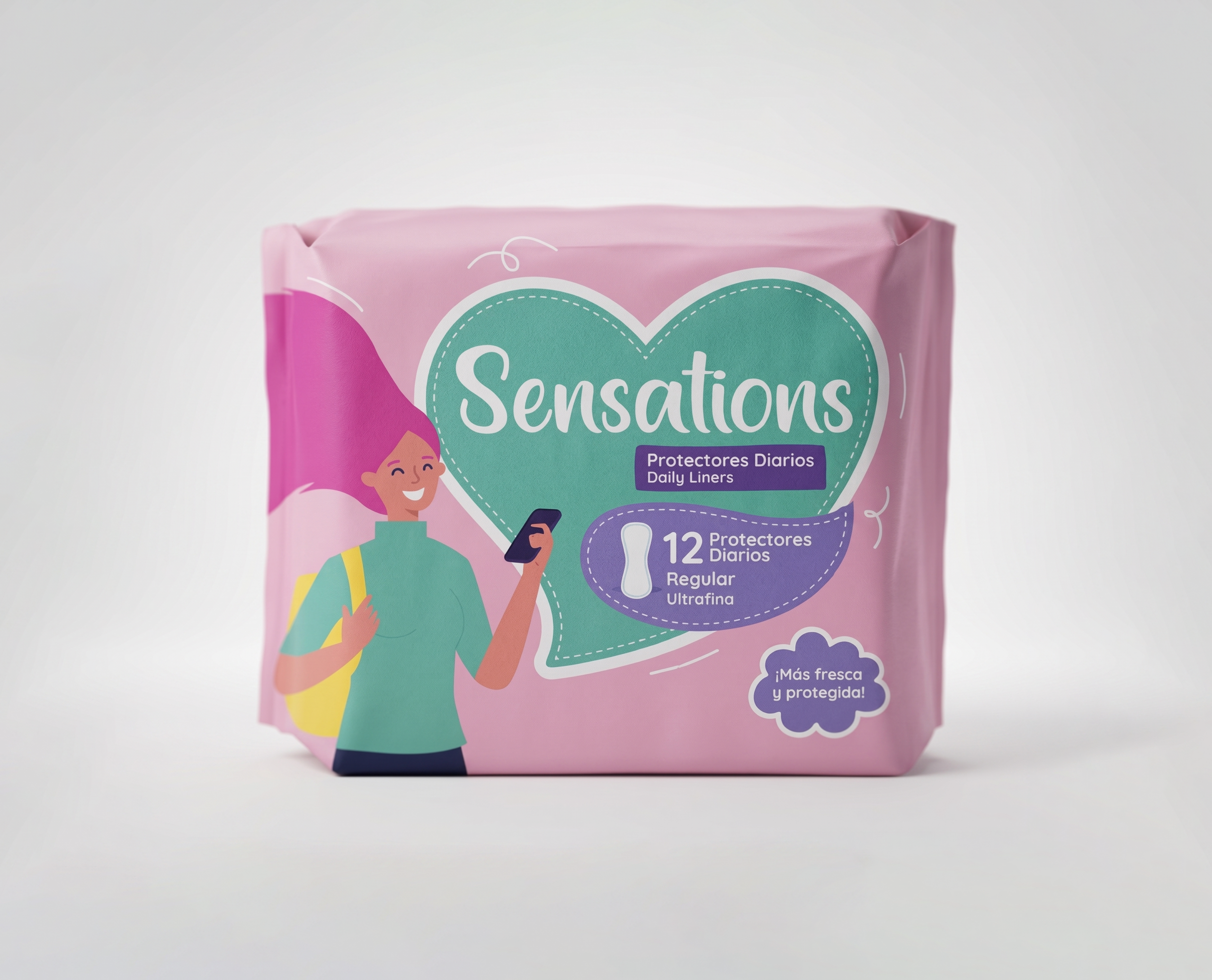 PROTECTORES DIARIOS SENSATIONS 48X12